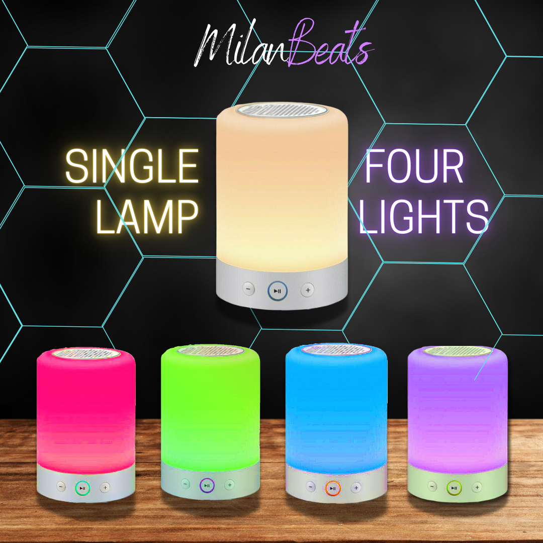 Milan Beats™ Glow Lamp with built-in Bluetooth Speaker